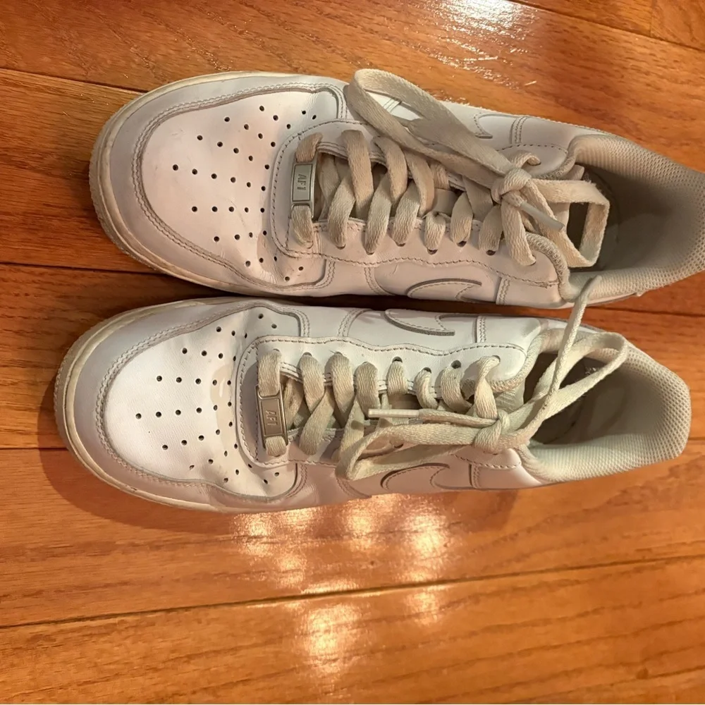 Nike All-White Air Force 1 Sneakers